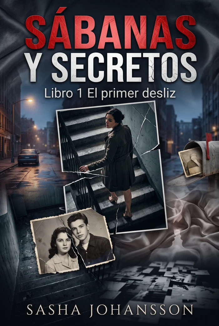Portada de Sabanas y secretos, Libro 1: El primer desliz, de Sasha Johansson